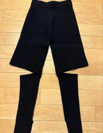 타나카 후미에 니트 팬츠