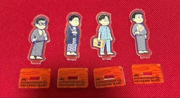 오소마츠 6쌍둥이 헤소워 전설 미스터리 아크릴 스탠드 세트