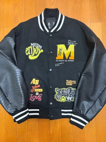 MEDM 바시티 자켓