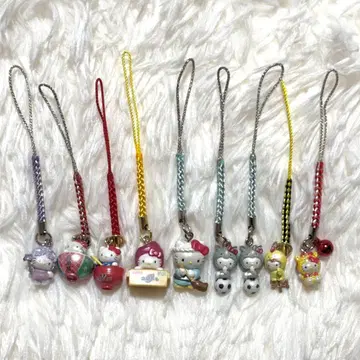 지역 한정 키티 스트랩 9점 묶음 판매