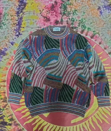 Missoni 멀티 컬러 니트 스웨터