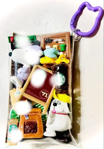 가챠 굿즈 묶음 판매 카페 커피 데코 부품 미니어처 파우치