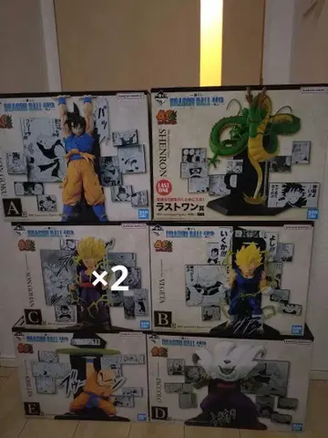 제일복권 드래곤볼 피규어 클리어 파일 컴플리트 7종 세트