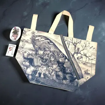 히구치 유코 보리스 잡화점 2way 토트 조개 위 음악가들