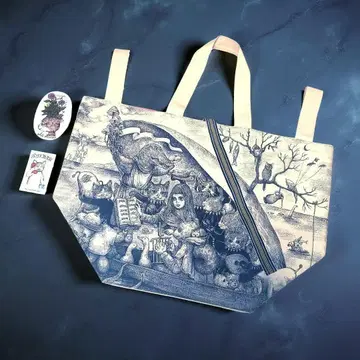 히구치 유코 보리스 잡화점 2way 토트 조개 위 음악가들