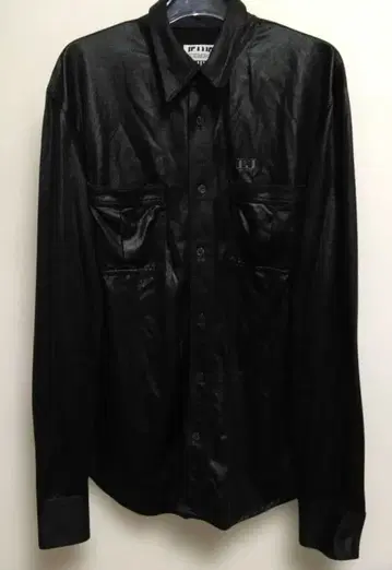 이탈리아제 ICEBERG JEANS L 자수 로고 거의 미사용 셔츠