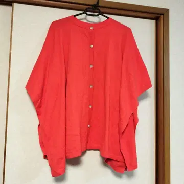 비어즐리 코튼 실크 니트 프릴 가디건 판초 4way