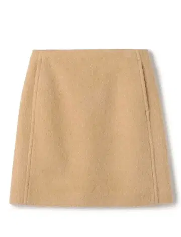 맥피 모헤어 샤기 미니 스커트