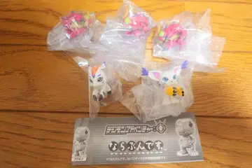 디지몬 나란히 5종 세트 (고마몬, 테일몬, 텐토몬)