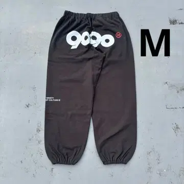 9090 90 로고 오리지널 스웻 팬츠 블랙