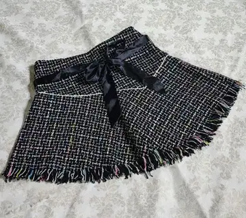 ROJITA 플레어 스커트 트위드