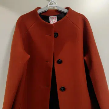 JUNKO SHINDO 오렌지 롱 코트 15AR