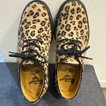 닥터마틴 빔즈 별주 표범 무늬 레오파드 3홀 UK4