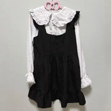 디어마이러브 토끼 귀 블라우스 원피스 세트