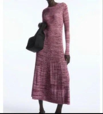 cos 니트 원피스 xs 핑크