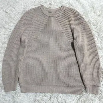 바토너 BATONER 시그니처 크루넥 니트 아이보리 M