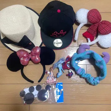 디즈니 굿즈 묶음 판매 머리띠 모자