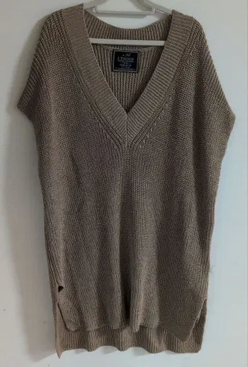 JOURNALSTANDARD L'ESSAGE 베이지 V넥 니트 베스트