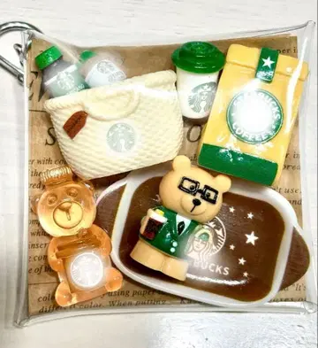 가챠 파우치 카페풍 데코레이션 부품 데코 부품