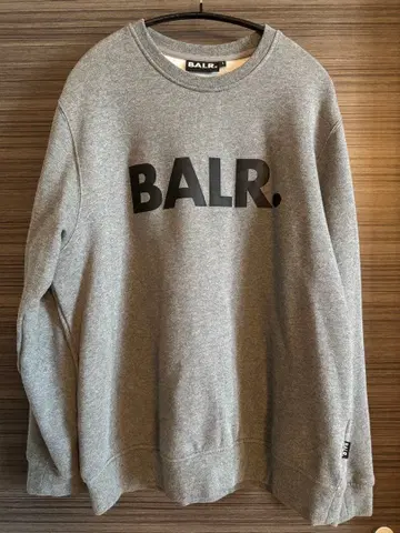 BALR. 보라 맨투맨 트레이닝복 속기모 그레이 남성용