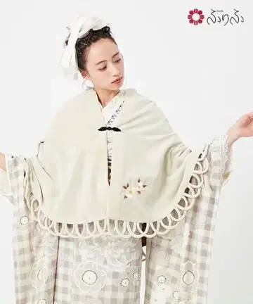 후리후 벨벳 루프숄 베이지 미사용 새상품