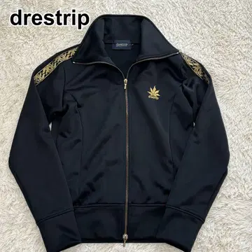 drestrip 드레스트립 저지 트랙 자켓 금 로고 잎사귀