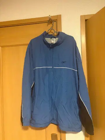 미국 빈티지 의류 Reebok 나일론 자켓 파랑 집업 3L