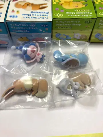 포켓몬 슬립 피규어 와카쿠사 본섬 시안의 모래사장 4점 세트