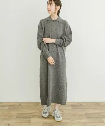 아이템즈 어반리서치 폴로 니트 원피스