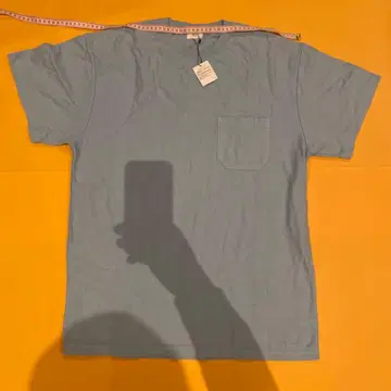 RHC 라이트 블루 T셔츠 포켓 부착