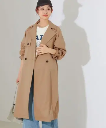 머플러 포함 URBAN RESEARCH DOORS 롱 트렌치