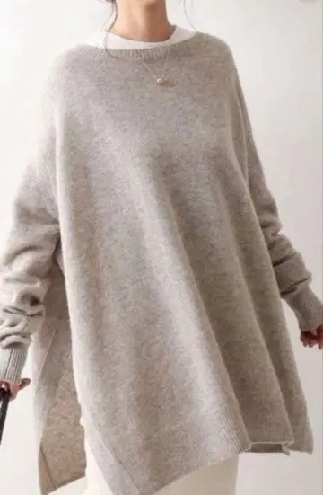 FRAMeWORK 와이드 튜닉 풀오버 베이지 새상품급