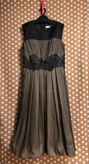 [ Rire Fete ] 허리 레이스 벌룬 튤 드레스