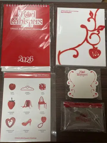 TWICE 시즌 그리팅 2026 red whisper 한국