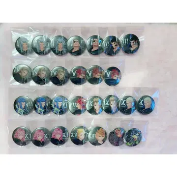 킹덤하츠 XIII 기관 캔뱃지 묶음 판매