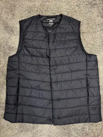 유니클로 UNIQLO 퍼프테크 컴팩트 베스트 남성용 L 사이즈 네이비