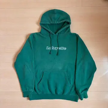 Lafayette 라파예트 코어 로고 풀오버 후드티 그린 XL