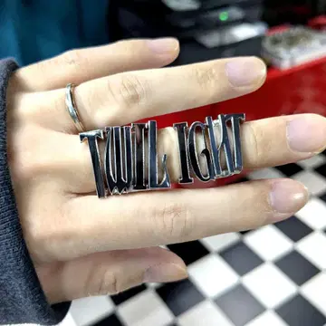 POINTLESS JOURNEY INITIAL RING SILVER x8