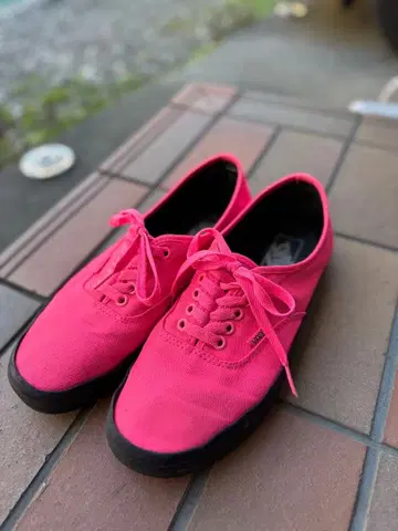 Vans 핑크 로우컷 스니커즈 USA 기획