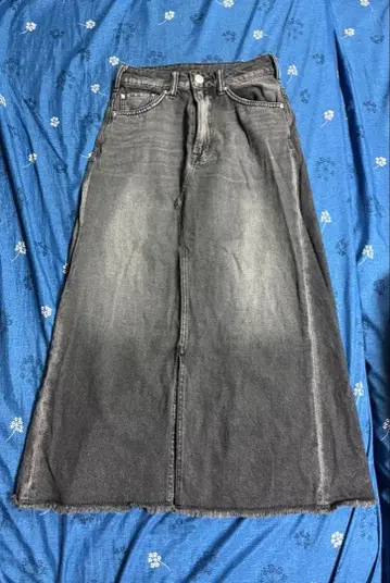 데님 롱 스커트