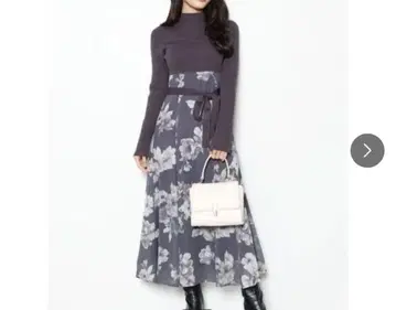 MERCURYDUO 플라워 코르셋 도킹 원피스