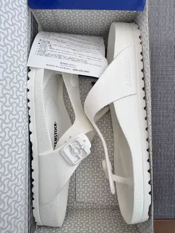 BIRKENSTOCK 화이트 샌들 41