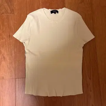 Theory 리브 편직 반팔 티셔츠 S