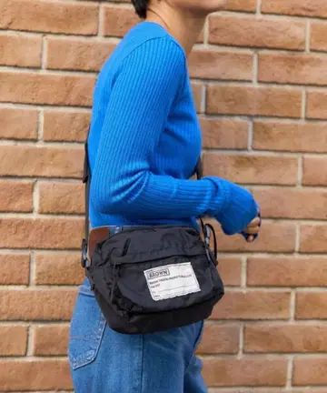 FREAK'S STORE x BROWN 별주 카메라 백 블랙