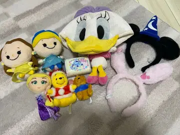디즈니 캐릭터 봉제 인형 세트