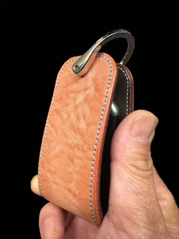 미사용 가죽 스마트 키 & 키케이스 핑크