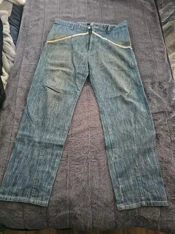 SCANNER 데님 블루 세로 데님