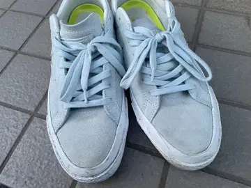 Cons 원 스타 라이트 블루 스웨이드 스니커즈