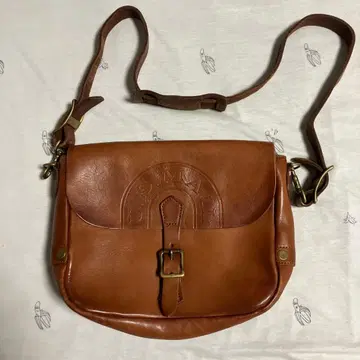 VASCO 가죽 숄더백 브라운