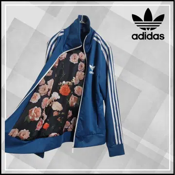 아디다스 여성용 저리 트랙 자켓 유럽 꽃무늬 한국